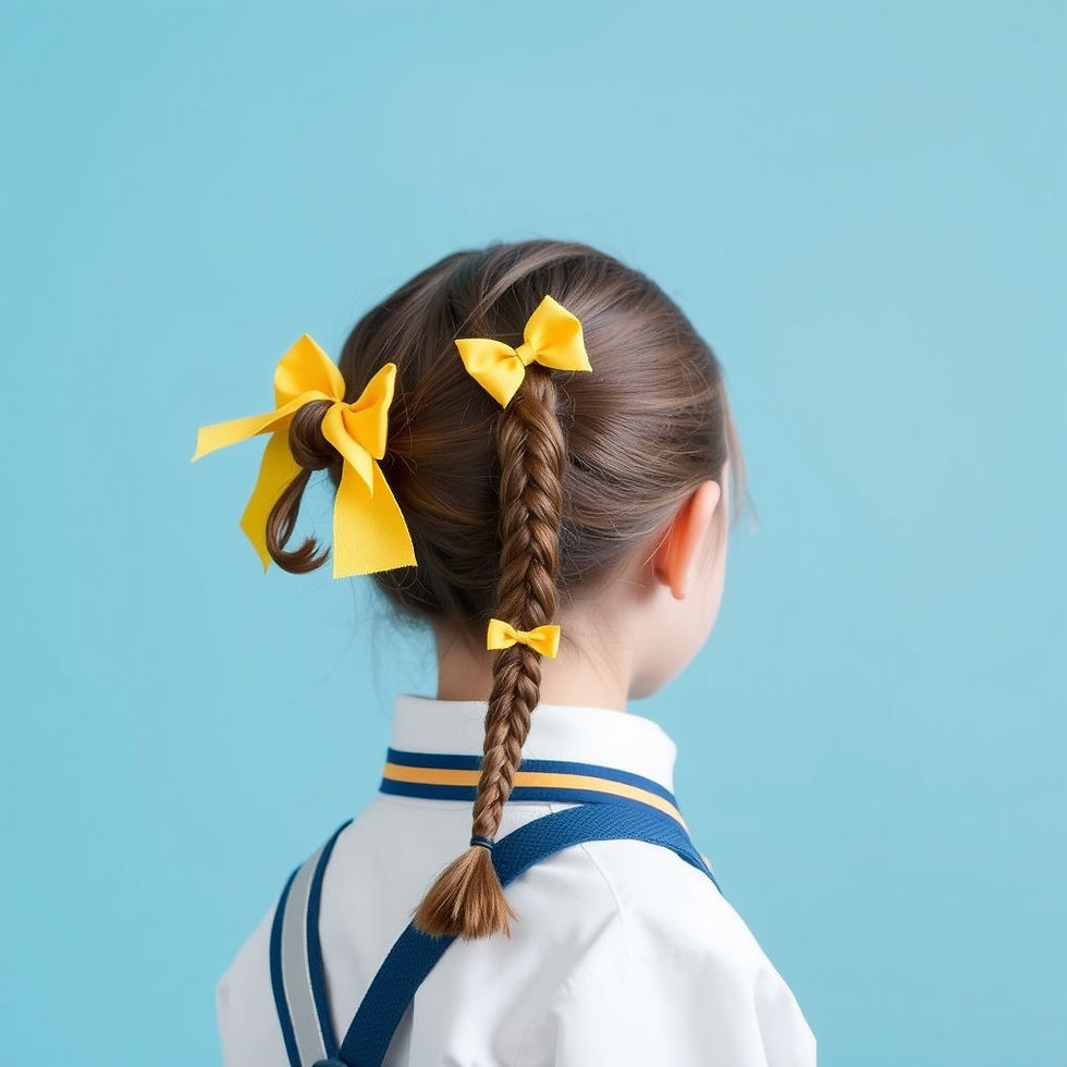 girls school back yellow hair accessories .jpg