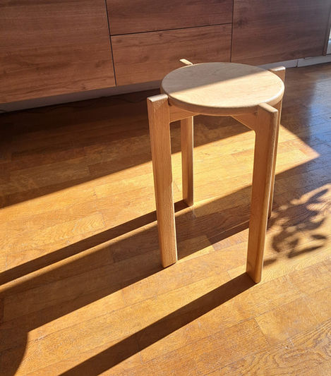 tabouret chêne massif