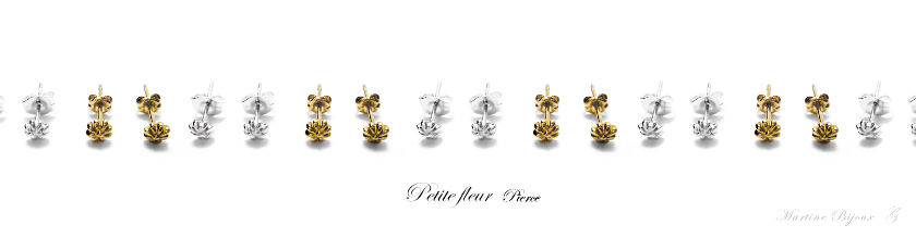 サムネイル： MARTINE SV925 シルバーピアス（OP072002AG）