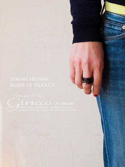 サムネイル： フランス ヴィンテージ リング DEROME BRENNER/DB/MADE IN FRANCE（TJ10614）