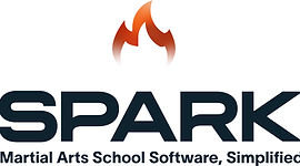 Spark_Slogan Primary Logo Blue Charcoal
