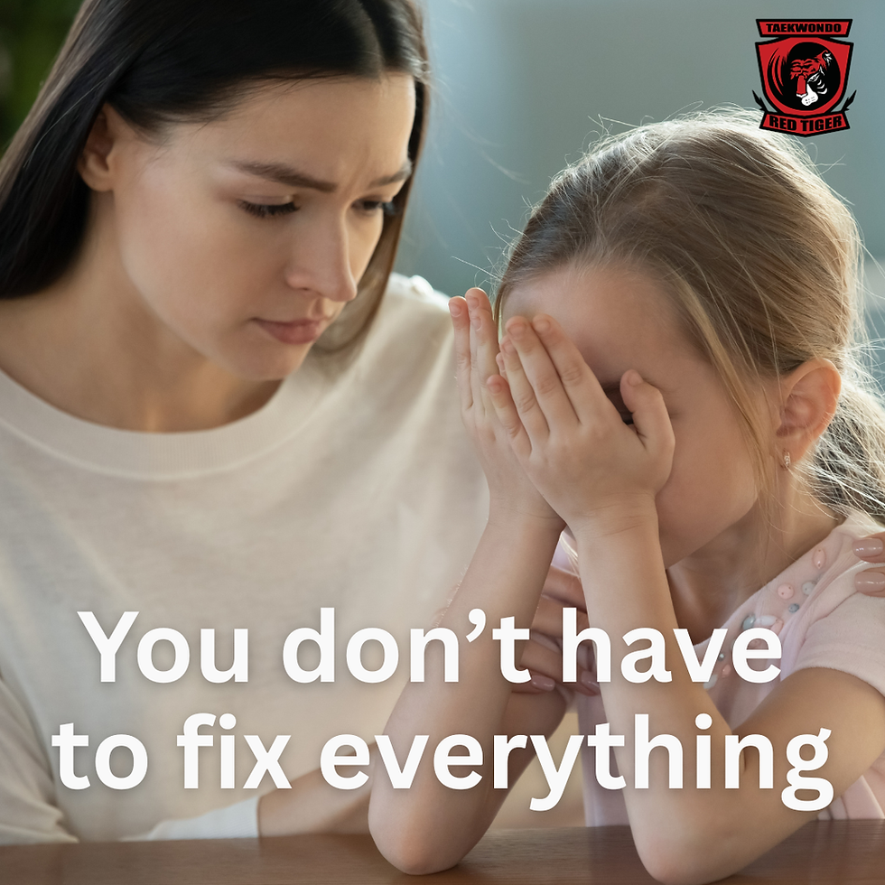 You Don’t Have to Fix Everything