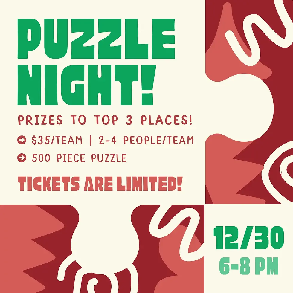 Holiday Puzzle Night!