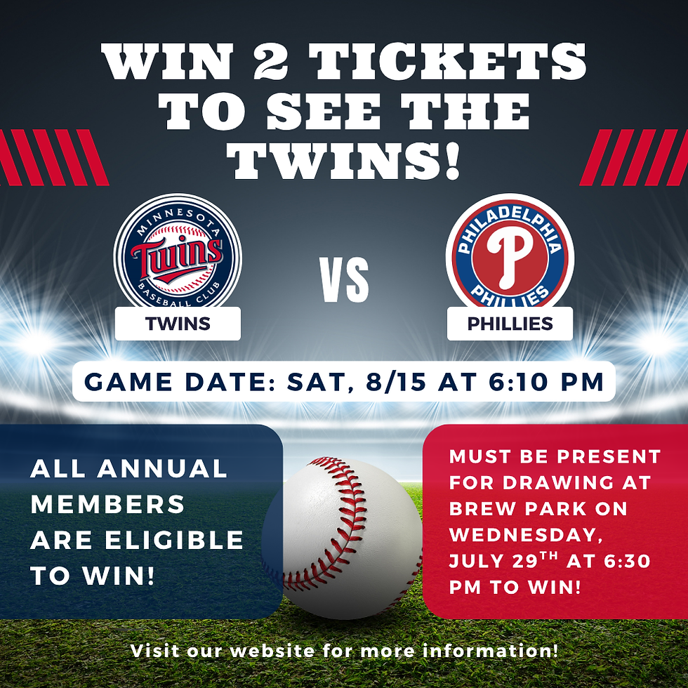Twins Ticket Giveaway — Annual Members Only