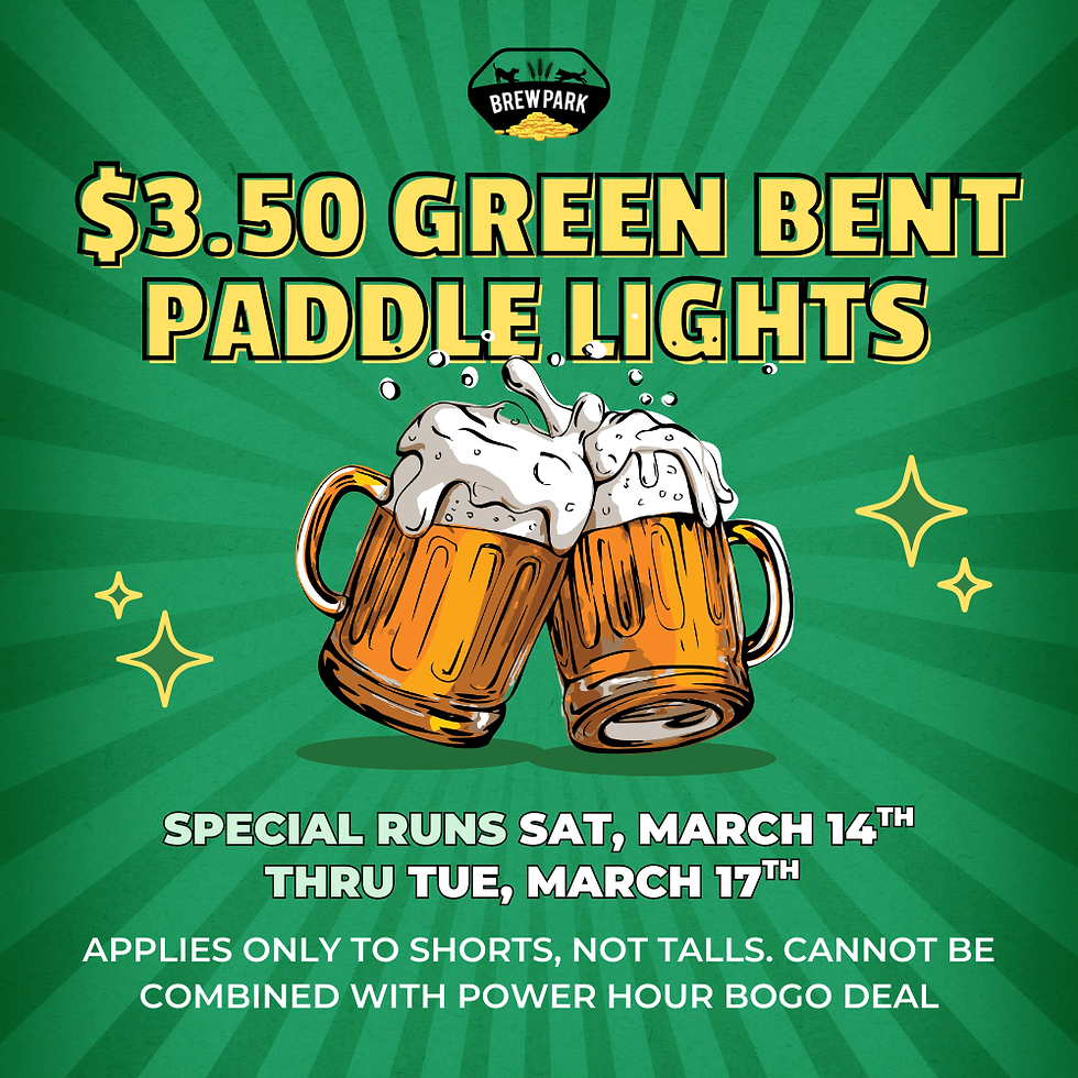 St. Patrick's Special (3/14-3/17)