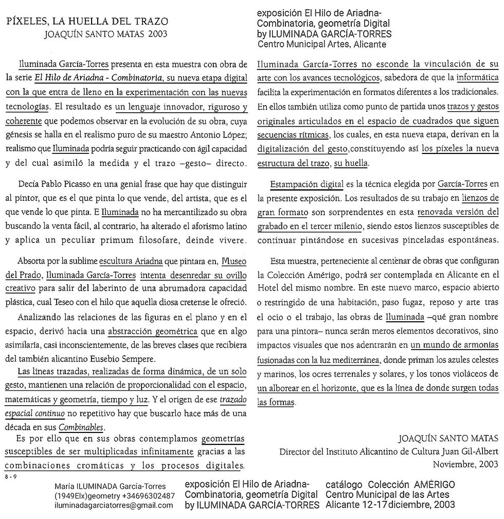2003 PIXEL text Joaquín SantoMatas Direc