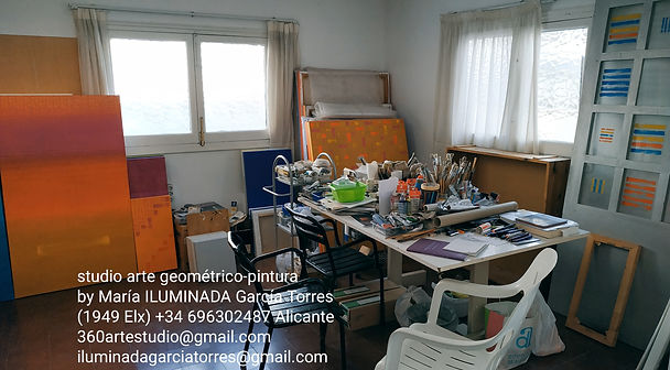 studio pintura de ILUMINADA GarciaTorres