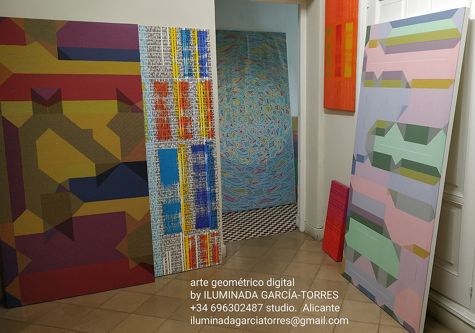 2-digital geometric art de Maria Ilumina