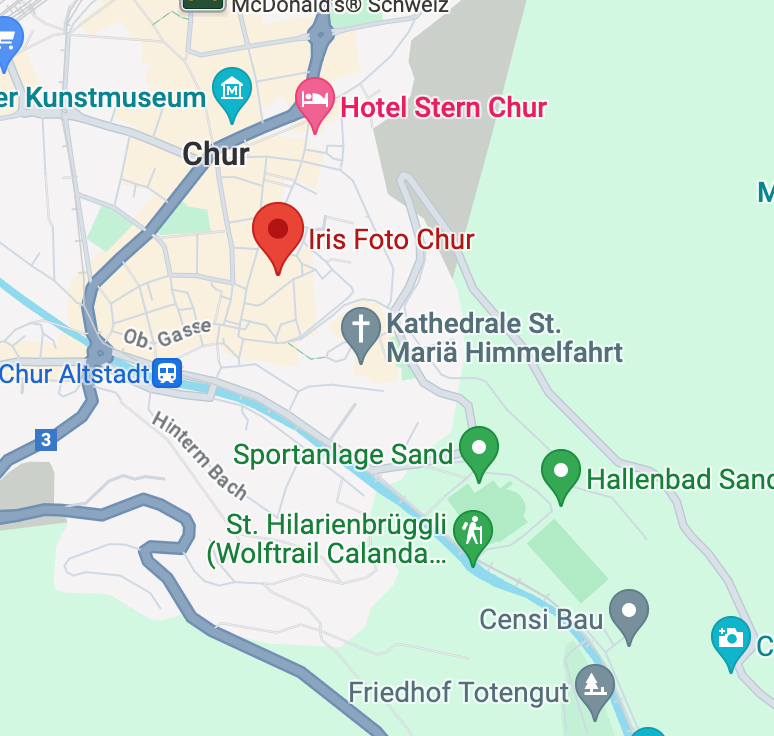 Google Maps Standort Bild von Iris Foto Chur