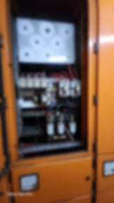 Electrical control panel interior