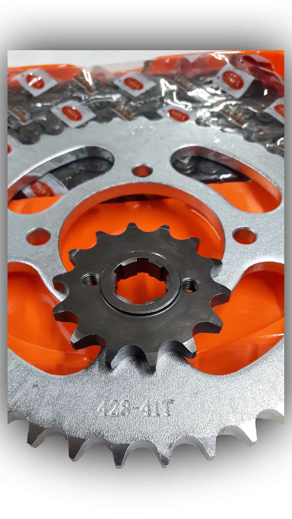 Miniatura: Kit de transmisión Italika 150Z 41T-14T 428H / YOG