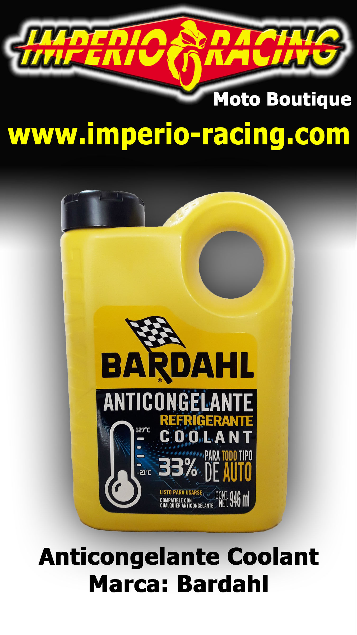 Anticongelante Coolant al 33% / Bardahl