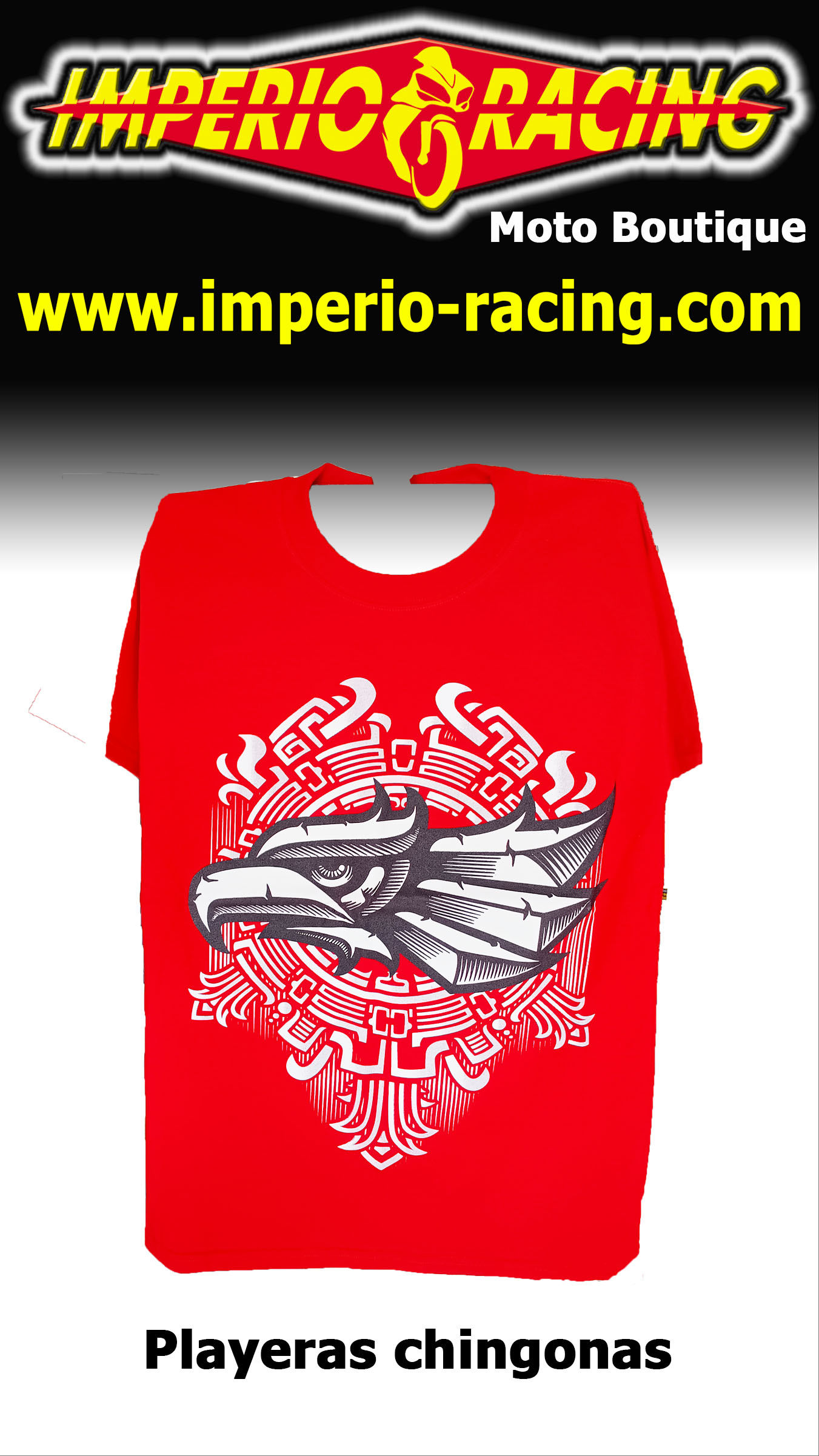 Playera Águila de Mexico Rojo