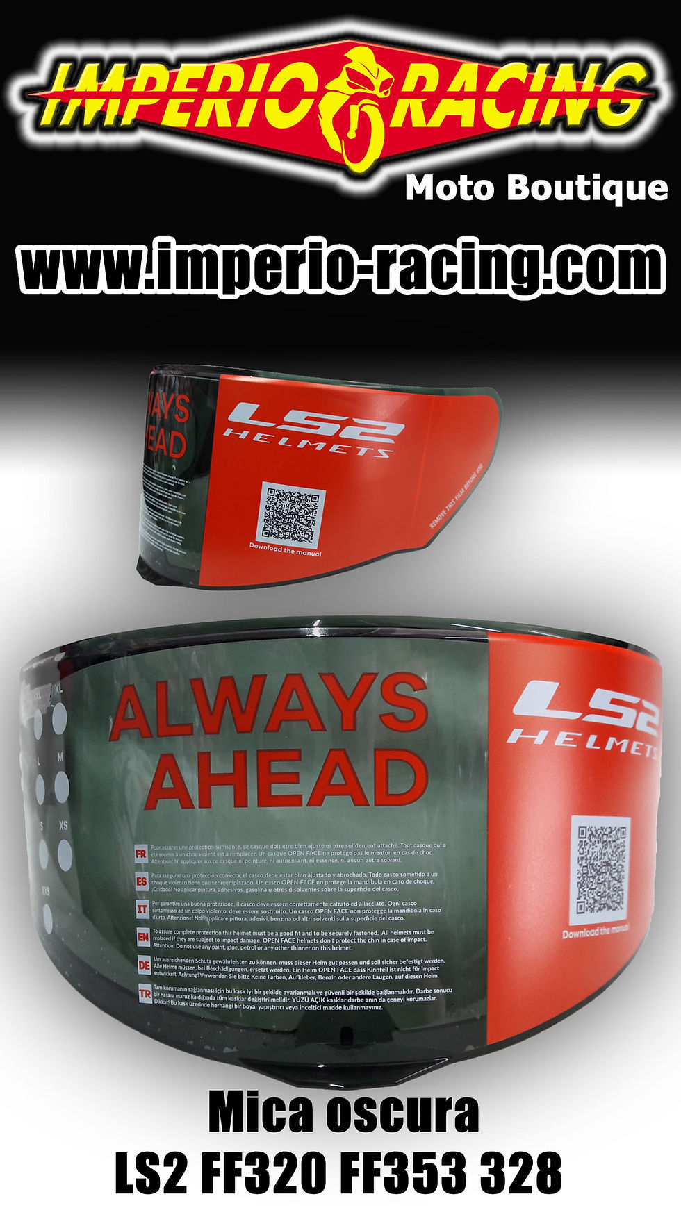 Miniatura: Micas para cascos LS2