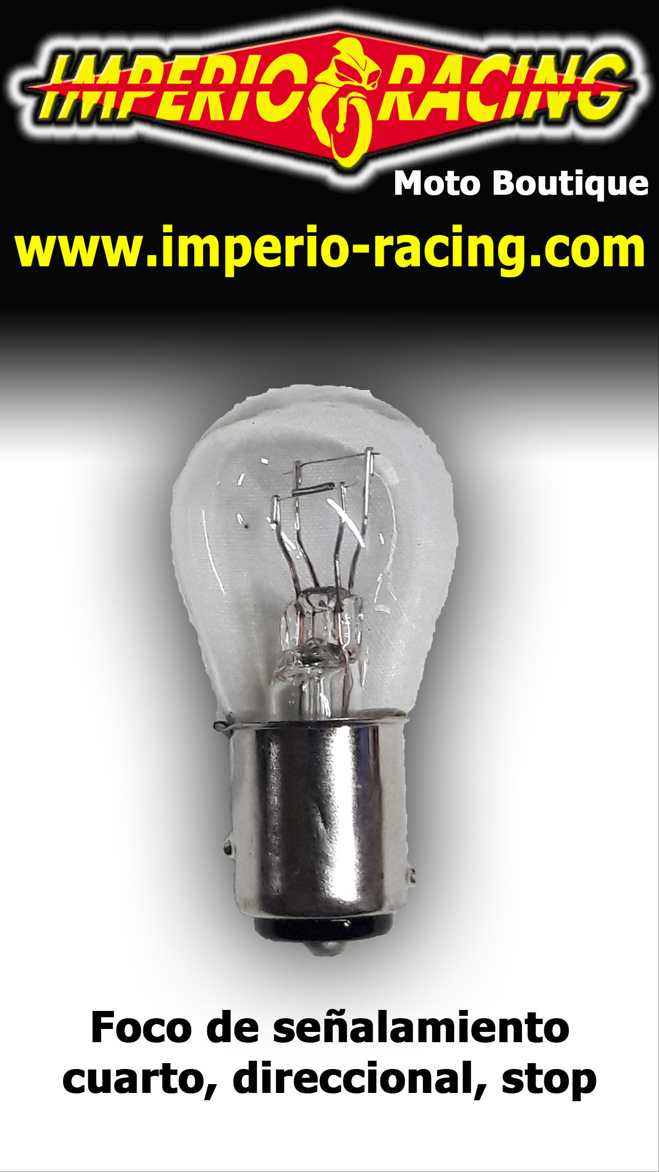 Foco Cuarto, direccional o stop 18/3W 12V