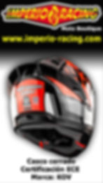 Miniatura: Casco Cerrado X-KOV Sonico Negro/Rojo Brilloso certificado ECE 22-06