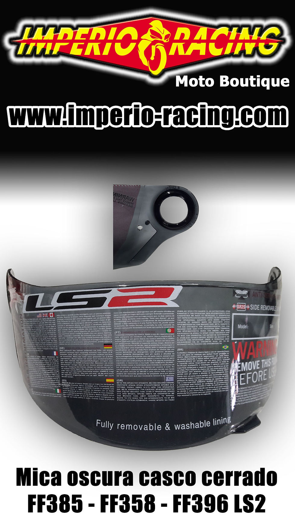 Micas para cascos LS2