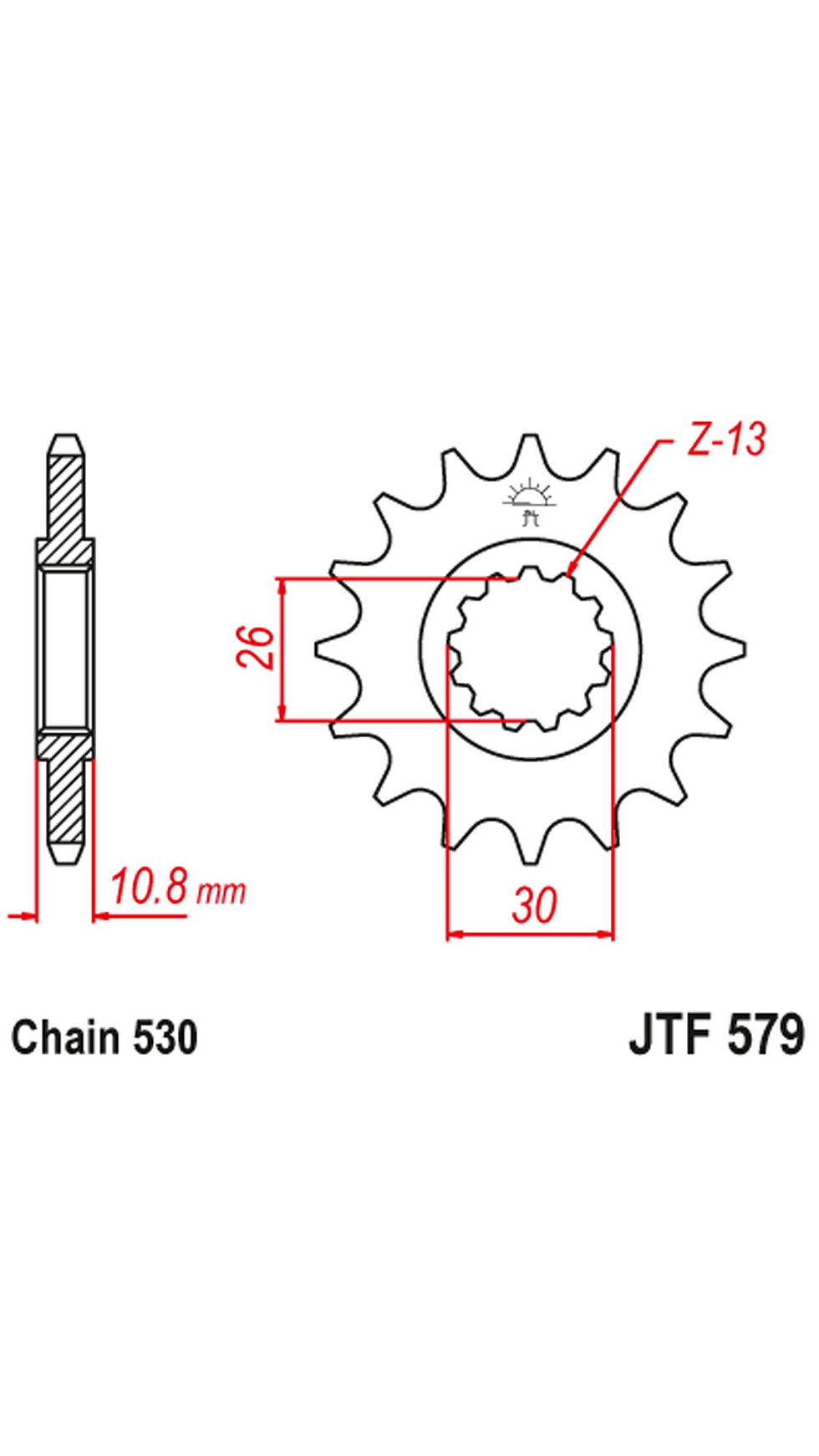 Miniatura: Kit de transmisión YZFR1 Yamaha / JT