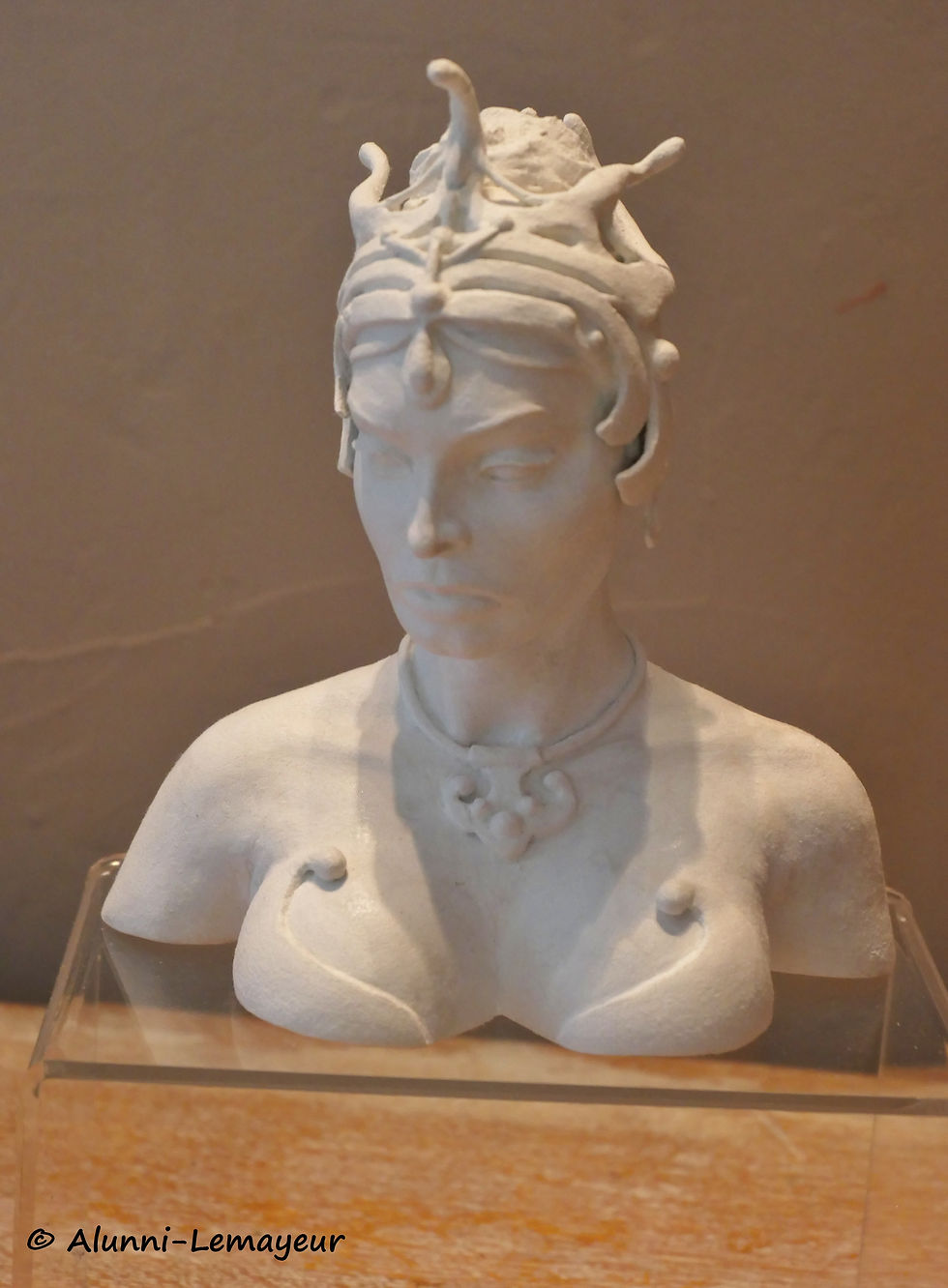 SCULPTURE: Buste féminin "ZÉNOBIE"