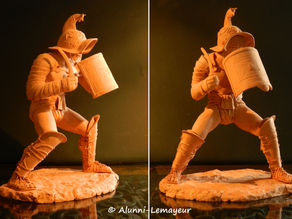SCULPTURE GLADIATEUR THRACE