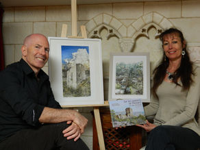 2013 : Les AQUARELLES du livre « SUR LES SENTIERS DE L’HISTOIRE DES ALPES-MARITIMES