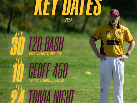 Make sure you mark these dates on your calendar! 🗓️ 🖊️