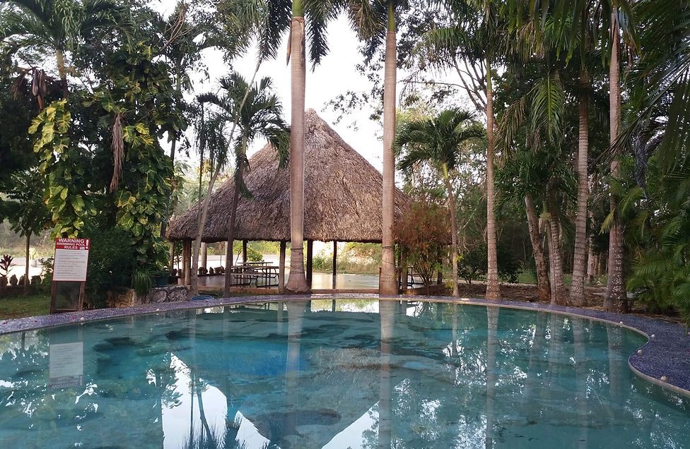 Swimming pool in the hotel
