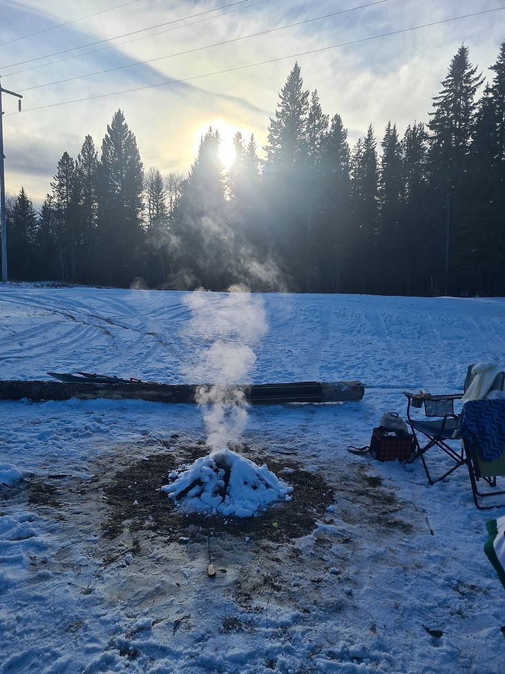 The fire went out