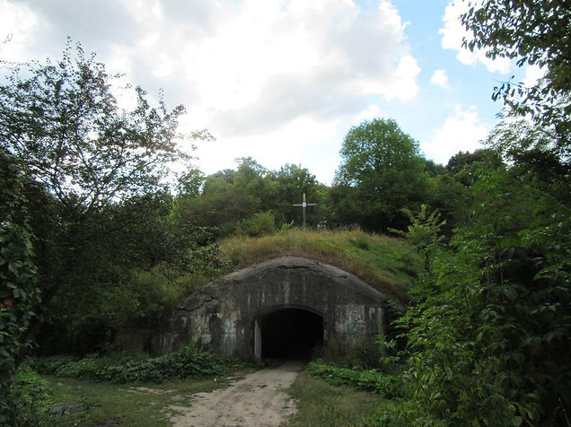 Underground entrance to the Tarakaniv fort