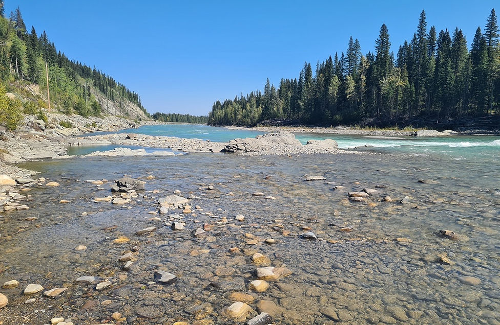 Current of the Red Deer River