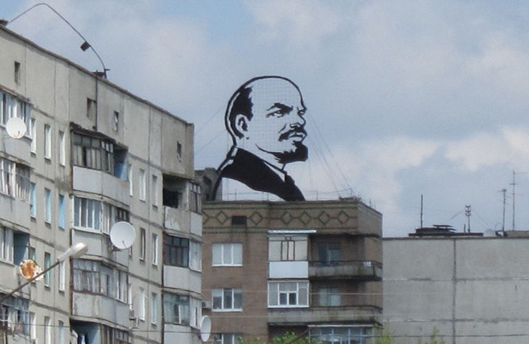 Lenin made of iron