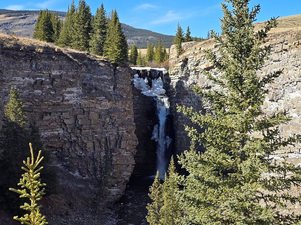 Bighorn Falls in Alberta