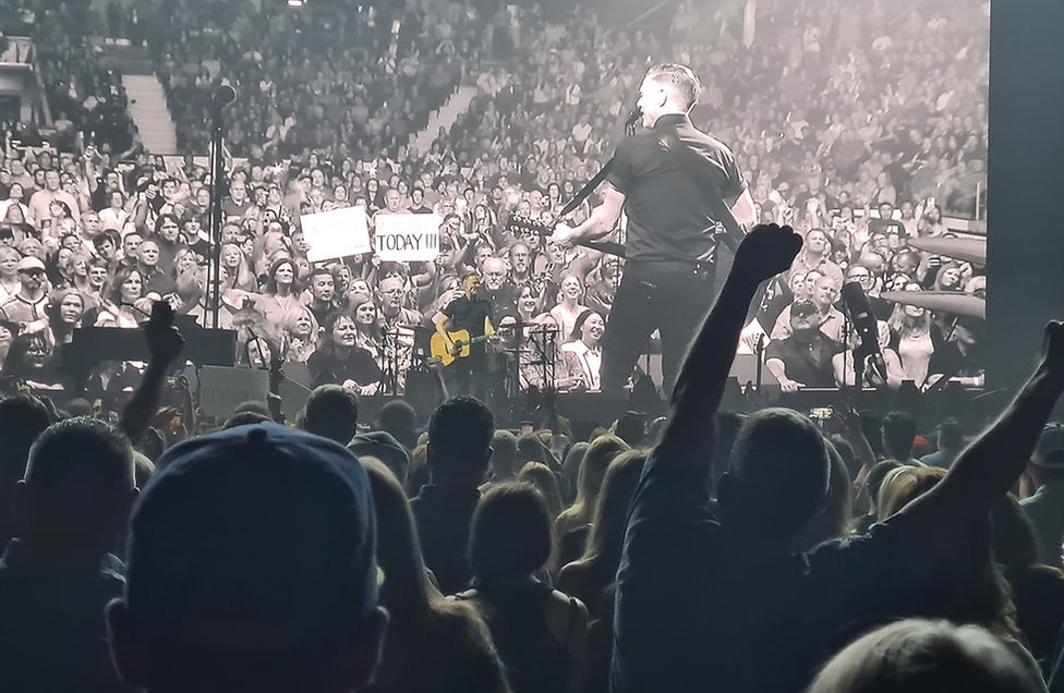 Posters with messages for Bryan Adams