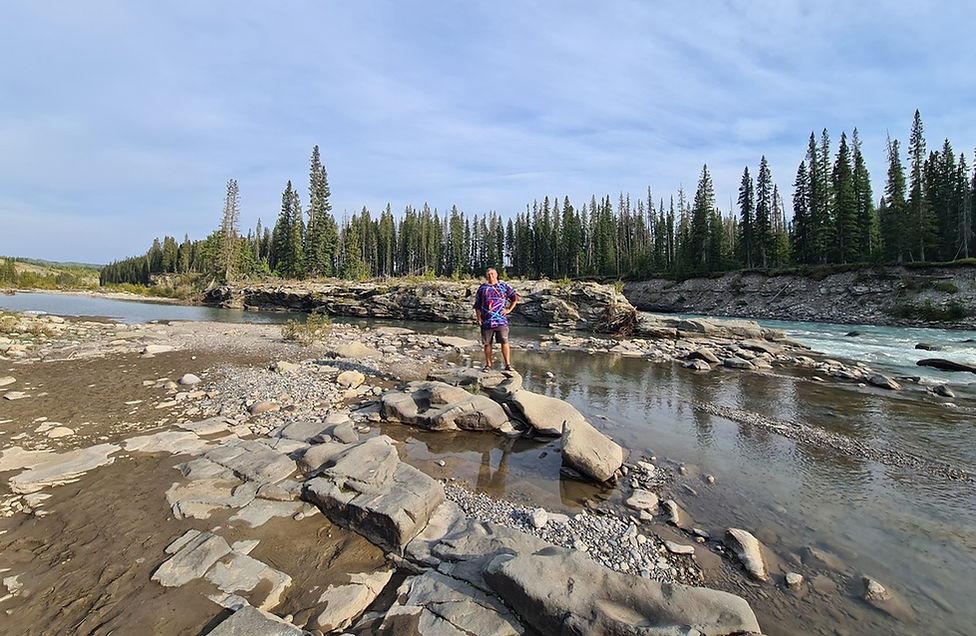 Photo at sunset, Alberta, Canada