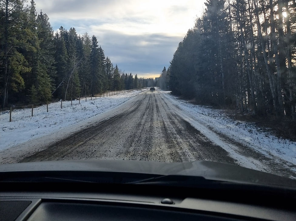 Roads of Canadian Alberta