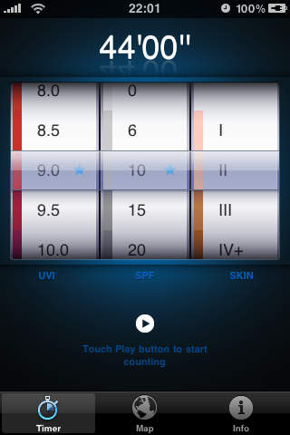 Sunscreen App iTunes