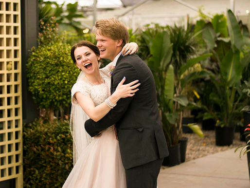 Tiffany & Logan Wedding | SLC Temple + Cactus & Tropicals