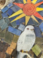 Bird and Sun Mosaic