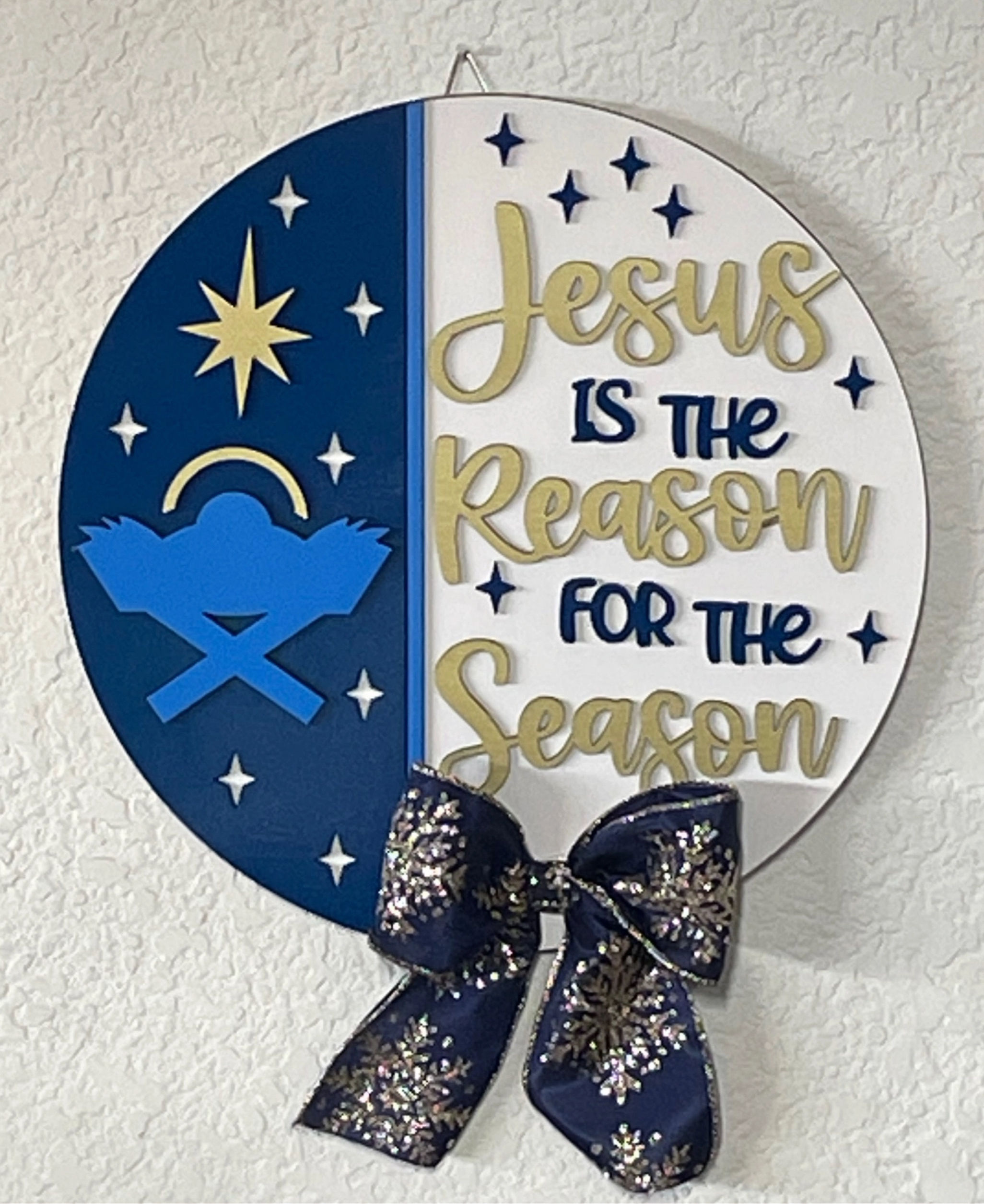 Jesus is the Reason Door/Wall Sign