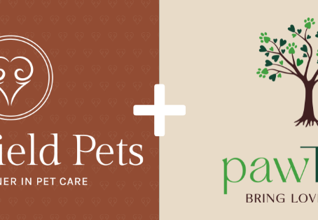 Logos of Wakefield Pets + Paw Tree