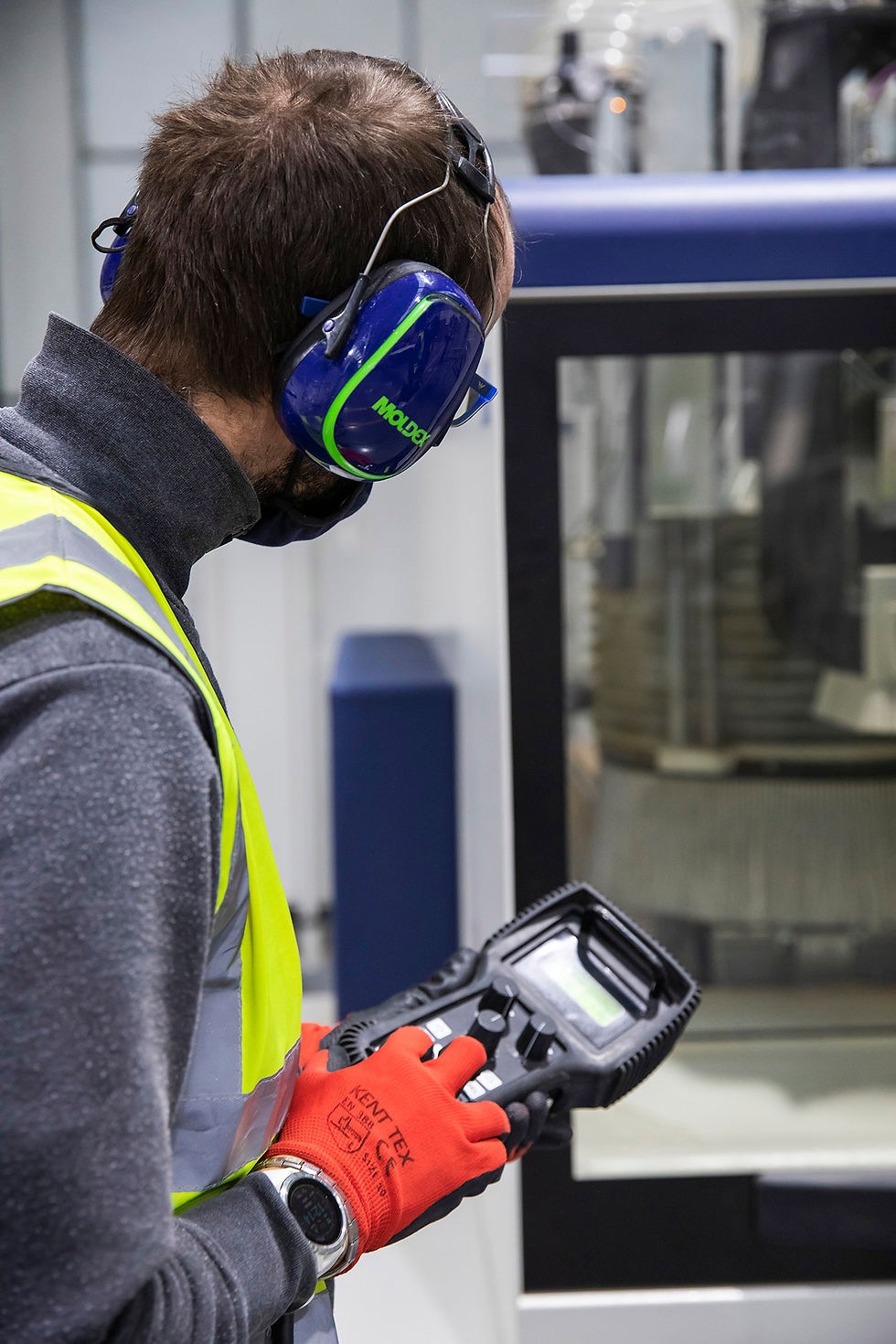 Professional working in the Hugh Stirling Manufacturing facility