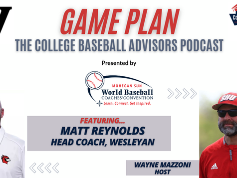 Podcast #77 - Matt Reynolds, Head Baseball Coach, Wesleyan University.