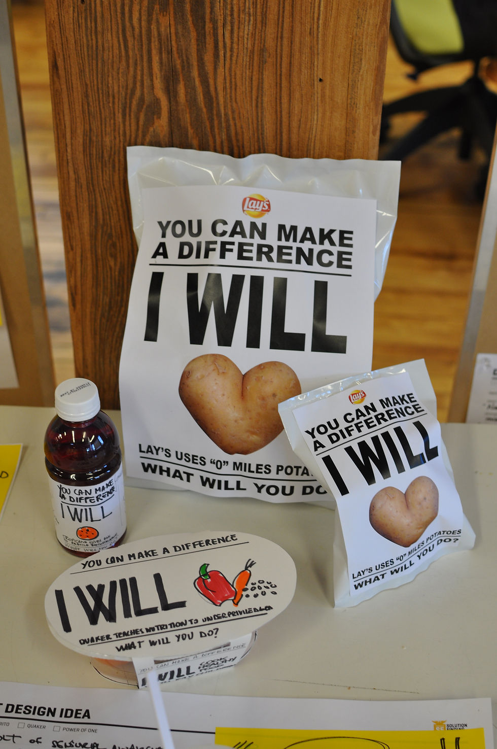 Food Design Thinking PILOT project for Pepsi Global - prototypes