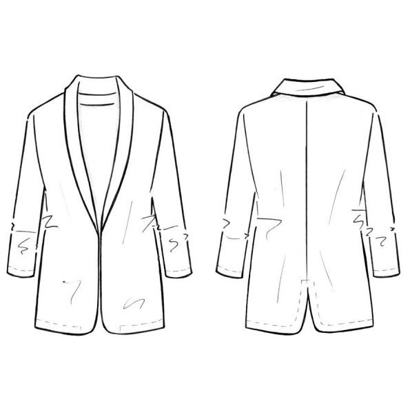 Miniature : Veste Cranberry (patron)