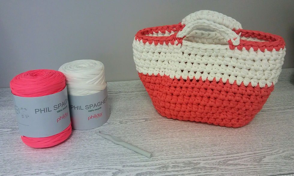 Atelier crochet - Réalisation d'un sac panier