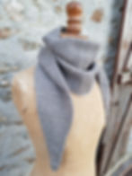 patron tricot echarpe boheme