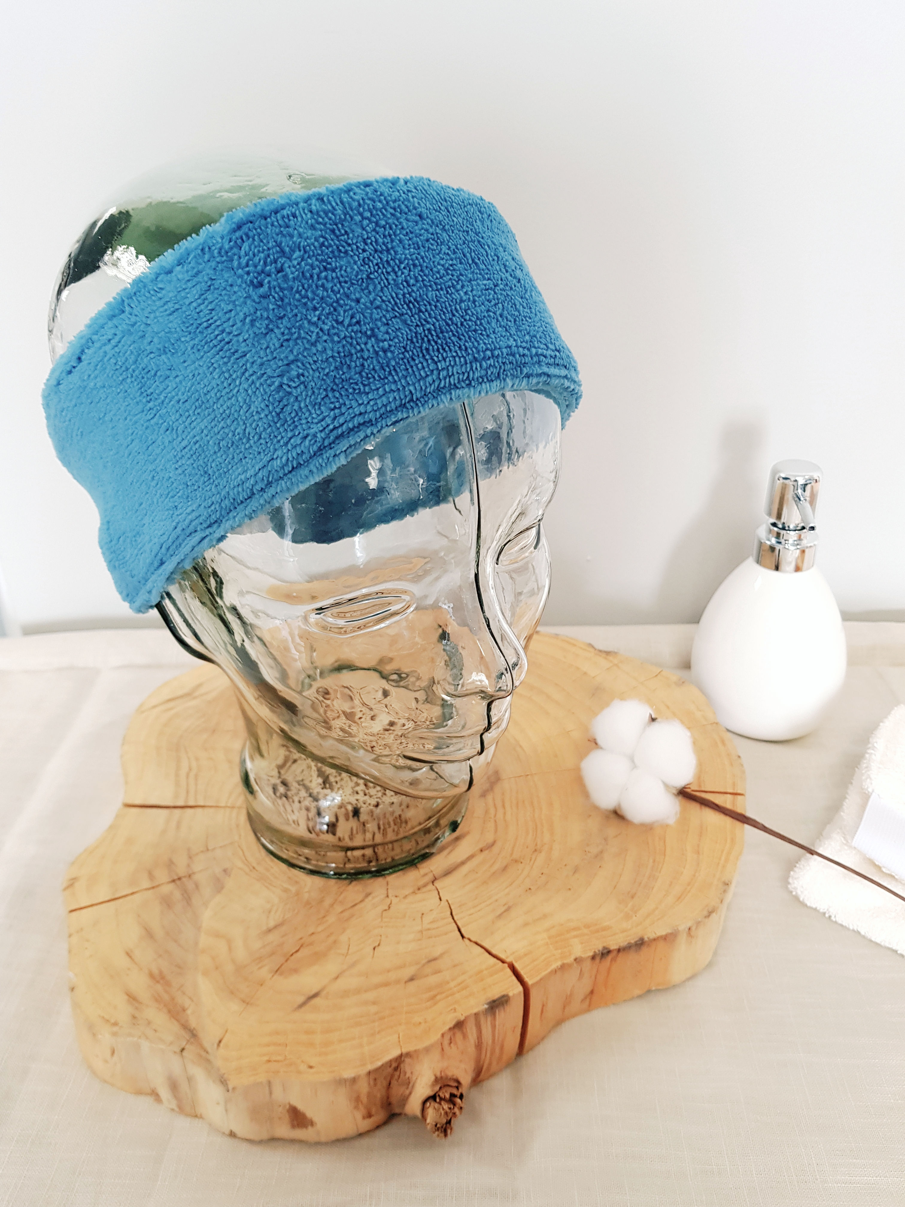 Bandeau démaquillage - Bleu