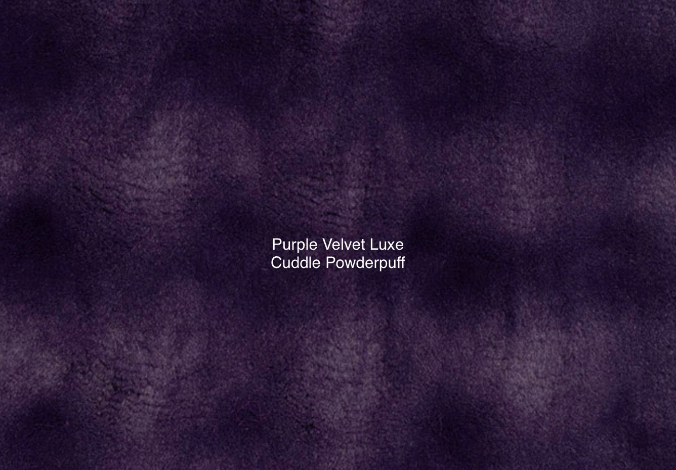 Purple Velvet Luxe Cuddle Powderpuff