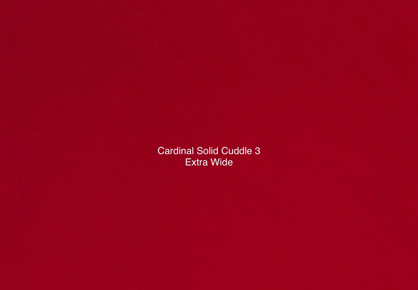 Cardinal Solid Cuddle 3 Extra Wide