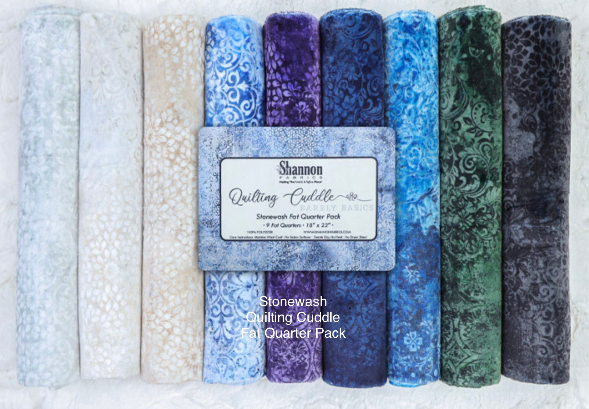Stonewash Quilting Cuddle Fat Quarter Pack